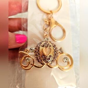 Princess Carriage Keychain/Bag Charm- New in unopened Package!